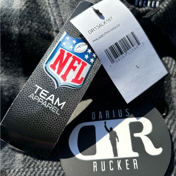 Darius Rucker NFL Eagles Gray Plaid Jacket - Picture 4 of 5